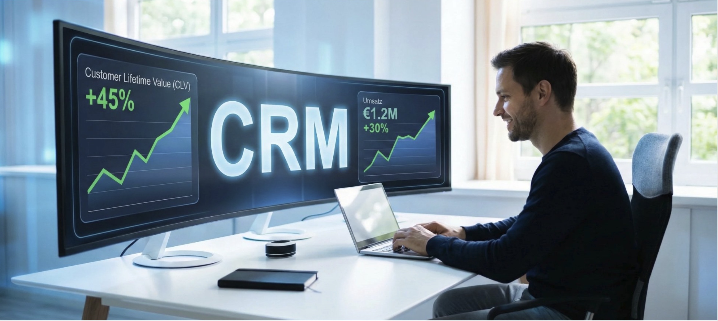 CRM Experte bei der Arbeit